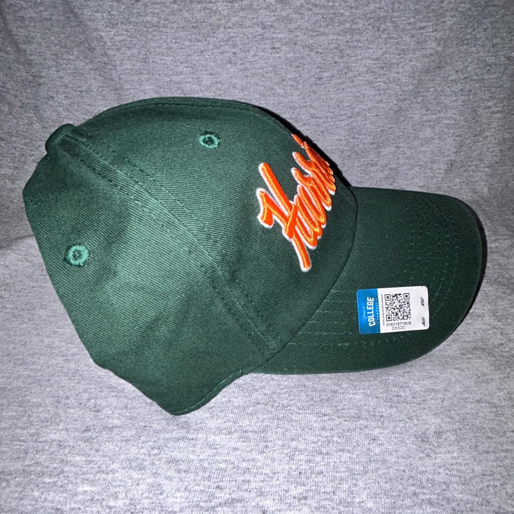 🌀🏟️ University of Miami Relaxed Fit Green Hat 🏟️🌀 - Picture 4 of 10